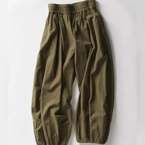 Free People Pants - Free People Olive Wide Leg Pants